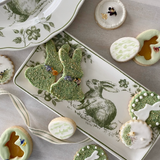 Floral Bunny Plate