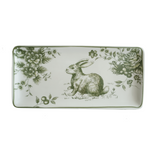 Floral Bunny Plate