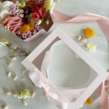 Valentine's Day Charcuterie Box w. Floral Crackers for Two